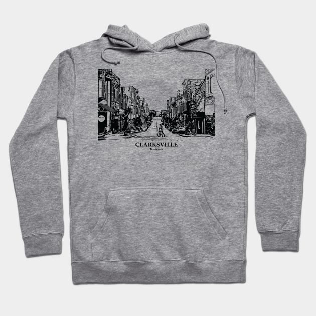 Clarksville - Tennessee Hoodie by Lakeric